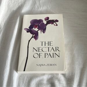 The Nectar of Pain Book with Purple Orchid